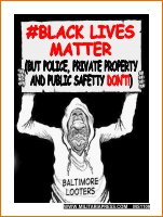 Black Lives Matter But Police, Private Property and Public Safety Don't